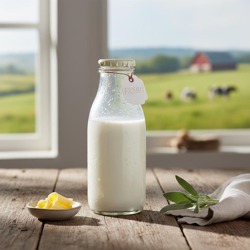 신선한 우유